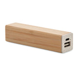 Powerbank bambou 2600 mAh POWERBAMC personnalisable