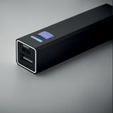 Power bank en aluminium recyclé de 2600 mAh POWERALUC personnalisable
