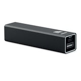 Power bank en aluminium recyclé de 2600 mAh POWERALUC personnalisable