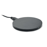 Chargeur sans fil rond bambou RUNDO + personnalisable