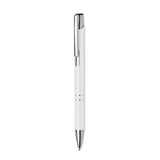 Stylo à bille en aluminium recyclé ♻️ à l'encre bleue BERN RA personnalisable