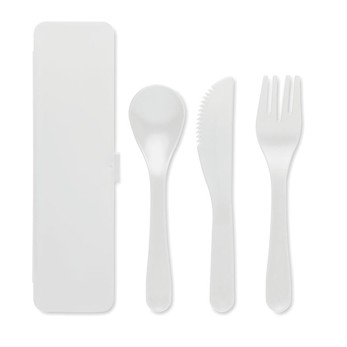 Set de couverts en PP RIGATA personnalisable