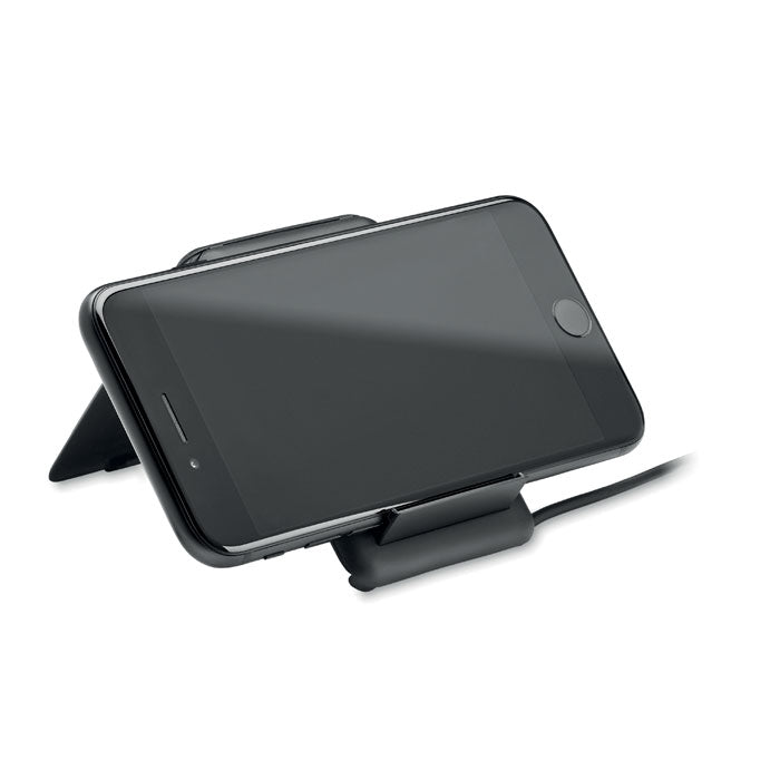 Chargeur sans fil avec support à smartphone YAPO personnalisable