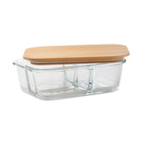 Lunchbox en verre et bambou TUNDRA 3 personnalisable