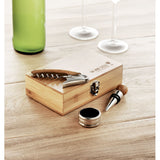 Coffret de sommelier en bambou SONOMA personnalisable