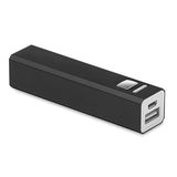 Power bank en aluminium recyclé de 2200 mAh POWERALU personnalisable