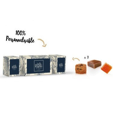 Personalized 3-Delicacy Chocolate Wrapper, Made in France 🇫🇷