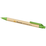 Stylo Bille En Carton Recyclé Et Plastique De Maïs Berk Personnalisable Vert Stylos