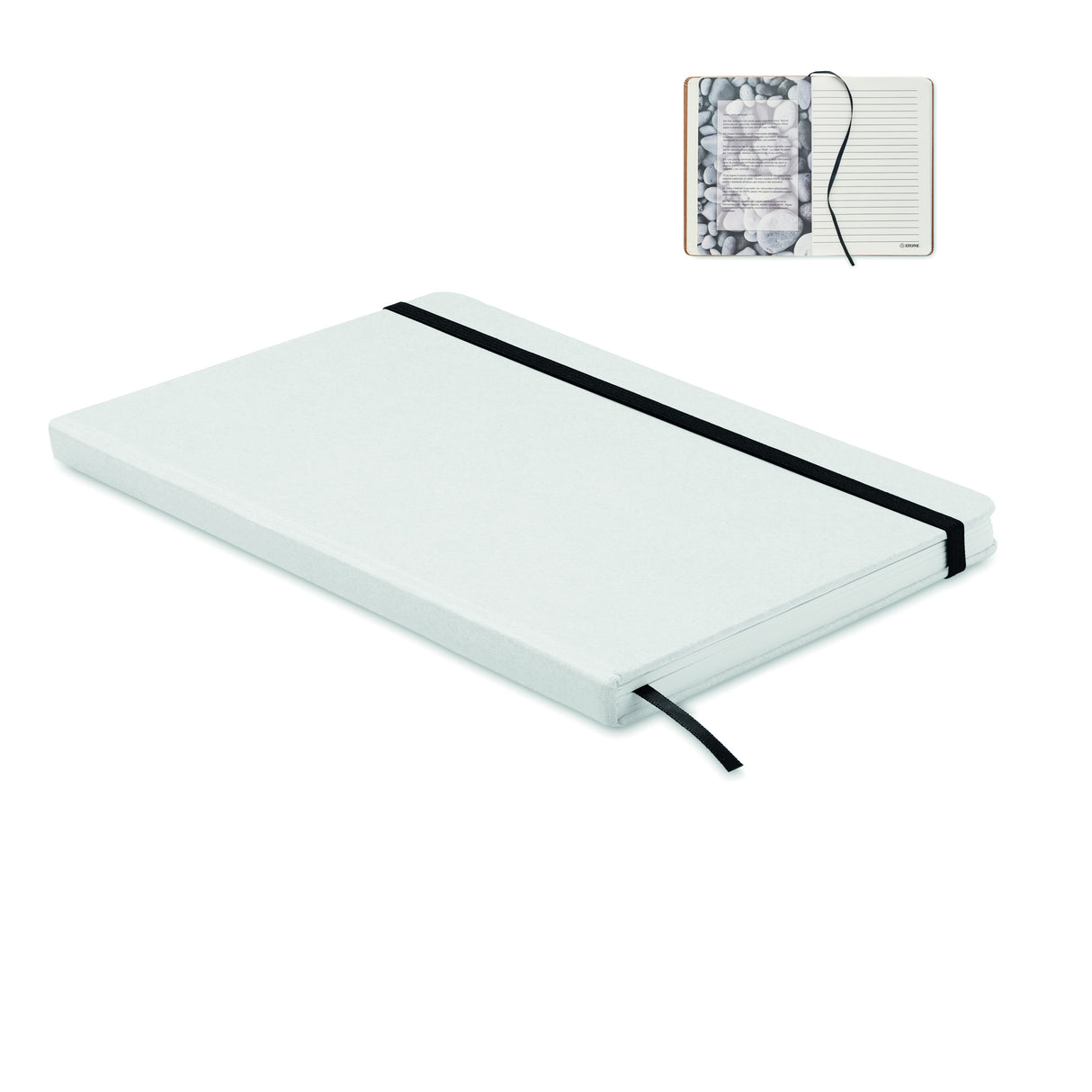 Carnet A5 en carton recyclé STEIN personnalisable-1
