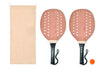 Set beach tennis en bois de ros PALAS personnalisable-0