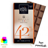 Tablette de chocolat 90g personnalisée fabrication France 🇫🇷