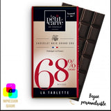 Tablette de chocolat 90g personnalisée fabriqué en 🇫🇷