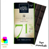 Tablette de chocolat 90g personnalisée fabriqué en 🇫🇷