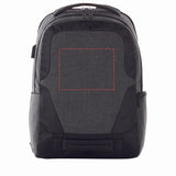 Sac à dos pour ordinateur TSA Overland 17 pouces avec port USB personnalisable