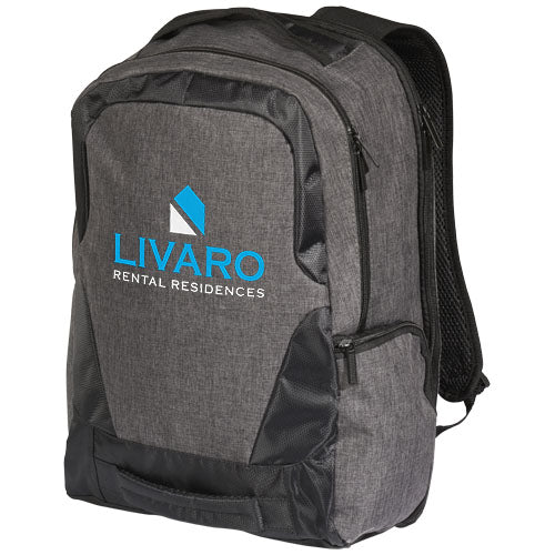 Sac à dos pour ordinateur TSA Overland 17 pouces avec port USB personnalisable