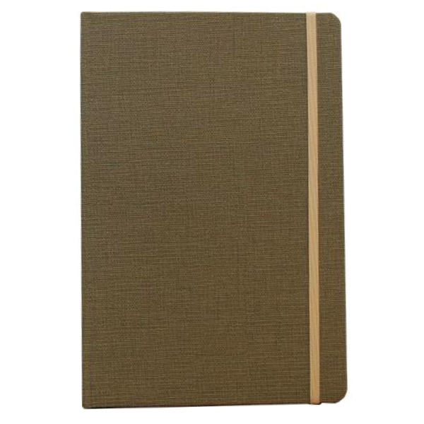 Carnet de notes A5 à couverture papier aspect toilé personnalisable fabrication France 🇫🇷