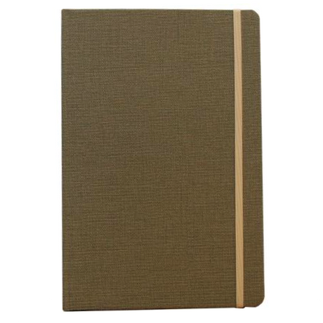 Carnet de notes A5 à couverture papier aspect toilé personnalisable fabrication France 🇫🇷