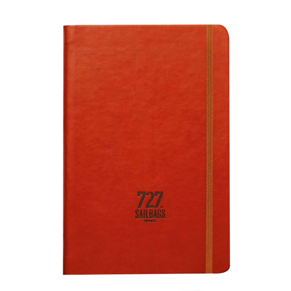 Carnet de notes A5 à couverture en cuir lisse personnalisable fabrication France 🇫🇷