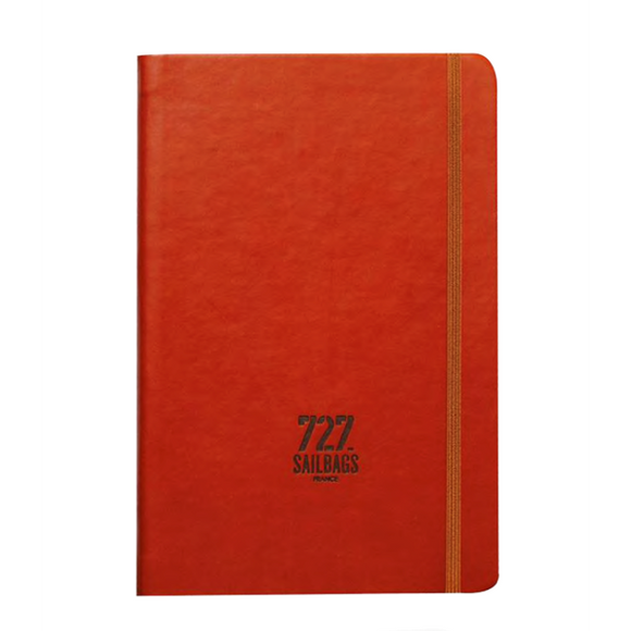 Carnet de notes A5 à couverture en cuir lisse personnalisable fabrication France 🇫🇷
