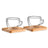 2 Verres Expresso Double Paroi Belize Personnalisable Transparent Vaisselle
