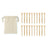 20 Tees De Golf En Bambou Birdie Personnalisable Beige Plein Air