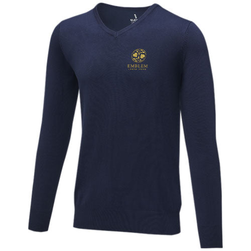Pull col en V Stanton pour hommepersonnalisable avec logo
