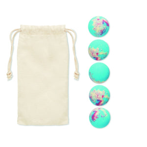 5 Bombes De Bain Senteur Marine Explote Personnalisable Multicolour Soins La Personne