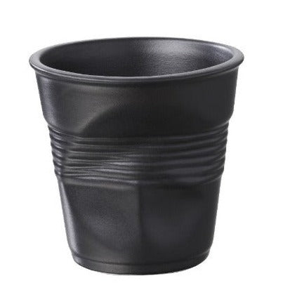 Tasse à café froissée en porcelaine personnalisable fabrication France 🇫🇷