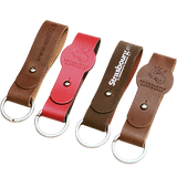Porte-clés ceinture en cuir recyclé ♻️ personnalisée fabriquée en 🇫🇷