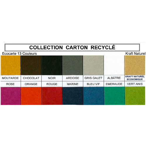 Carnet de notes à spirales en carton recyclé ♻️ personnalisable fabrication France 🇫🇷