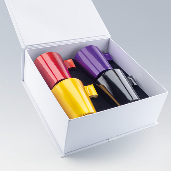 Coffret 4 tasses à expresso 8 cl en verre Luminarc personnalisables fabrication France 🇫🇷