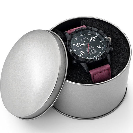 Montre avec cadran en métal personnalisée fabriquée en 🇫🇷