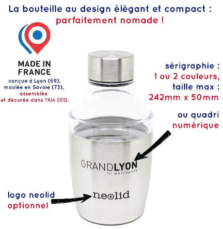 Bouteille Isotherme personnalisée fabrication France 🇫🇷