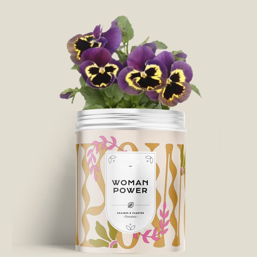 Kit de plantation avec graines de fleurs ou d'aromates personnalisable fabrication France 🇫🇷