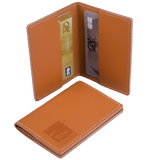 Porte-cartes 2 poches latérales en cuir recyclé ♻️ personnalisé fabriqué en 🇫🇷