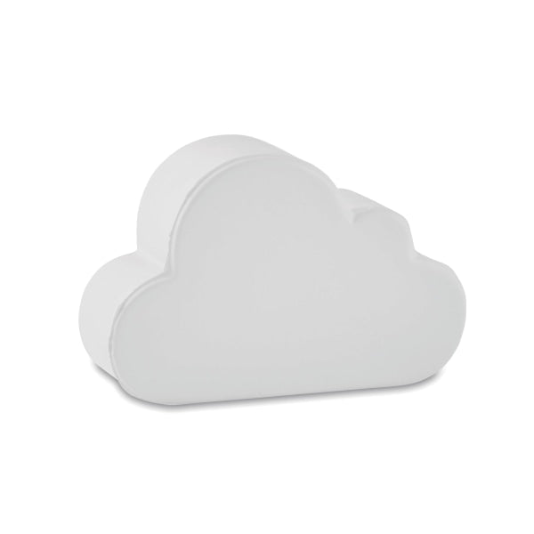Anti-Stress En Forme De Nuage Cloudy Personnalisable Blanc Anti Stress/ Bonbons