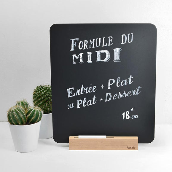 Tableau pense-bête/ Ardoise de table Reine Mère® fabriqué en 🇫🇷