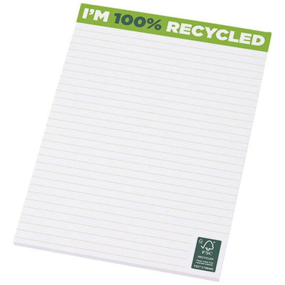 Bloc-notes A5 recyclé Desk-Mate®personnalisable avec logo
