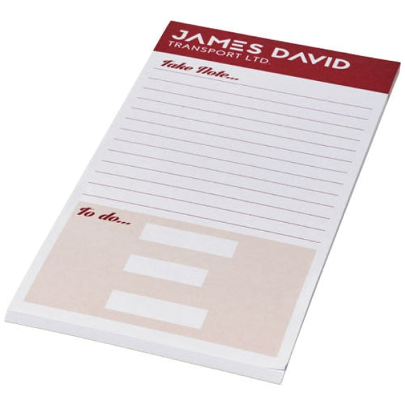 Bloc-notes Desk-Mate® 99 x 210 mmpersonnalisable avec logo