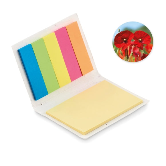 Bloc-Notes En Papier À Planter Vison Seed Personnalisable Blanc Plein Air