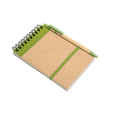 Bloc-Notes Recyclé Et Stylo Sonora Personnalisable Vert Clair Carnets