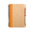Bloc-Notes Recyclé Et Stylo Sonora Plus Personnalisable Orange Carnets