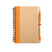 Bloc-Notes Recyclé Et Stylo Sonora Plus Personnalisable Orange Carnets
