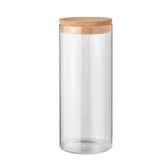 Bocal Verre Et Liège 1L Big Borojar Personnalisable Transparent Accessoires Culinaires