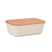 Boîte À Lunch Couvercle Bambou Thursday Personnalisable Beige Accessoires De Déjeuner