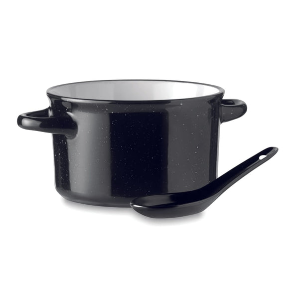 Bol Vintage En Céramique 550 Ml Piga Bowl Personnalisable Black Vaisselle