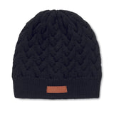 Bonnet Tricoté En Rpet Katmai Personnalisable Noir Chapeaux