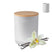 Bougie En Cire Végétale 200 Gr Keops Medium Personnalisable White Maison & Bien-Être