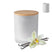 Bougie En Cire Végétale 280 Gr Keops Large Personnalisable Blanc Maison & Bien-Être