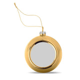 Boule De Noël Pour Sublimation Happy Ball Personnalisable Gold Décoration